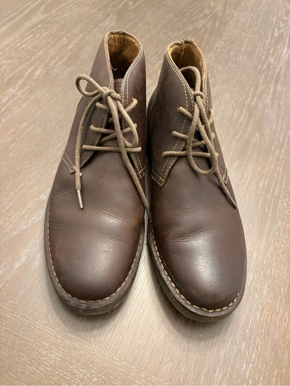 Dockers Tussock Men’s Brown Leather Chukka Boots Size 10